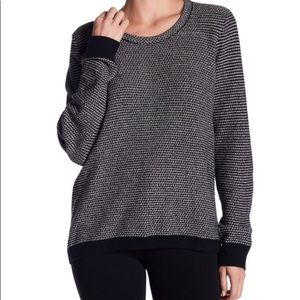 Madewell Riverside Textured Sweater in Dot Weave